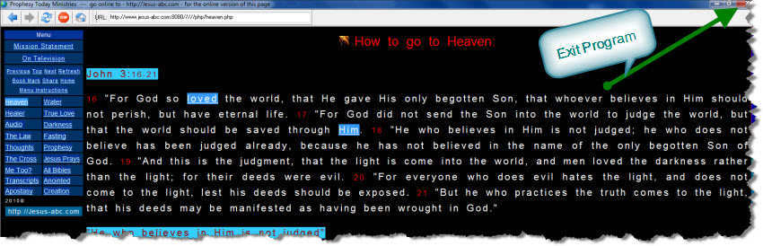 This is just an image of the menu. It is for illustration only. Click the Back to your last Location link on the upper left to get there.